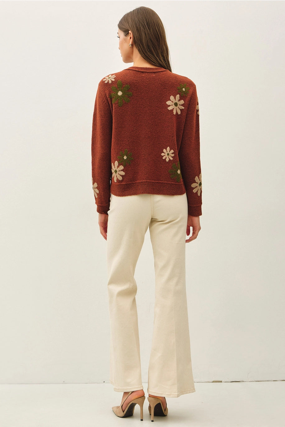 Fall Floral Sweater