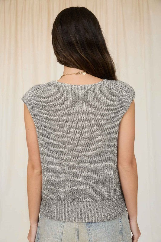 Button Down Sweater Vest
