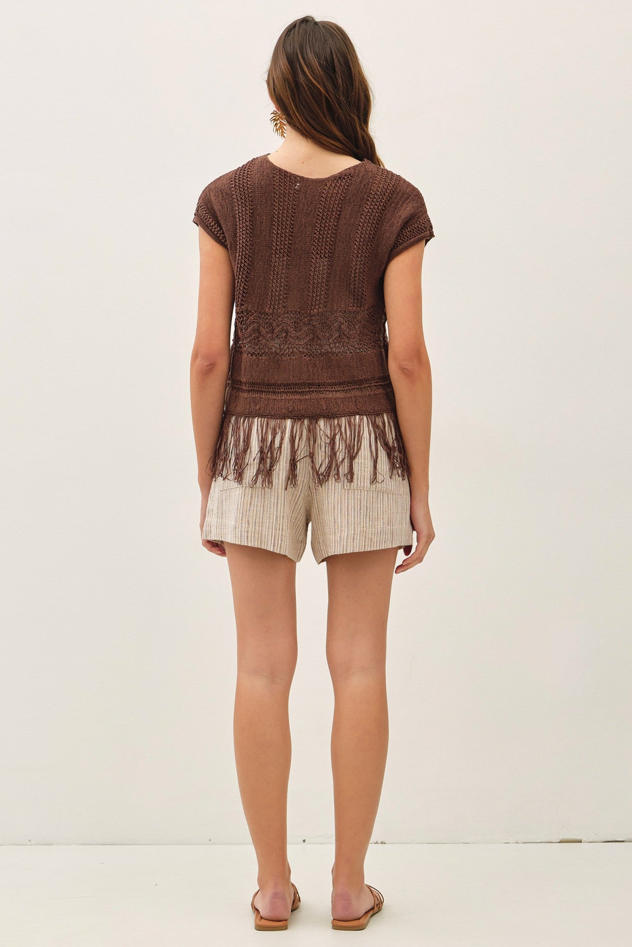 Fringed Crochet Top