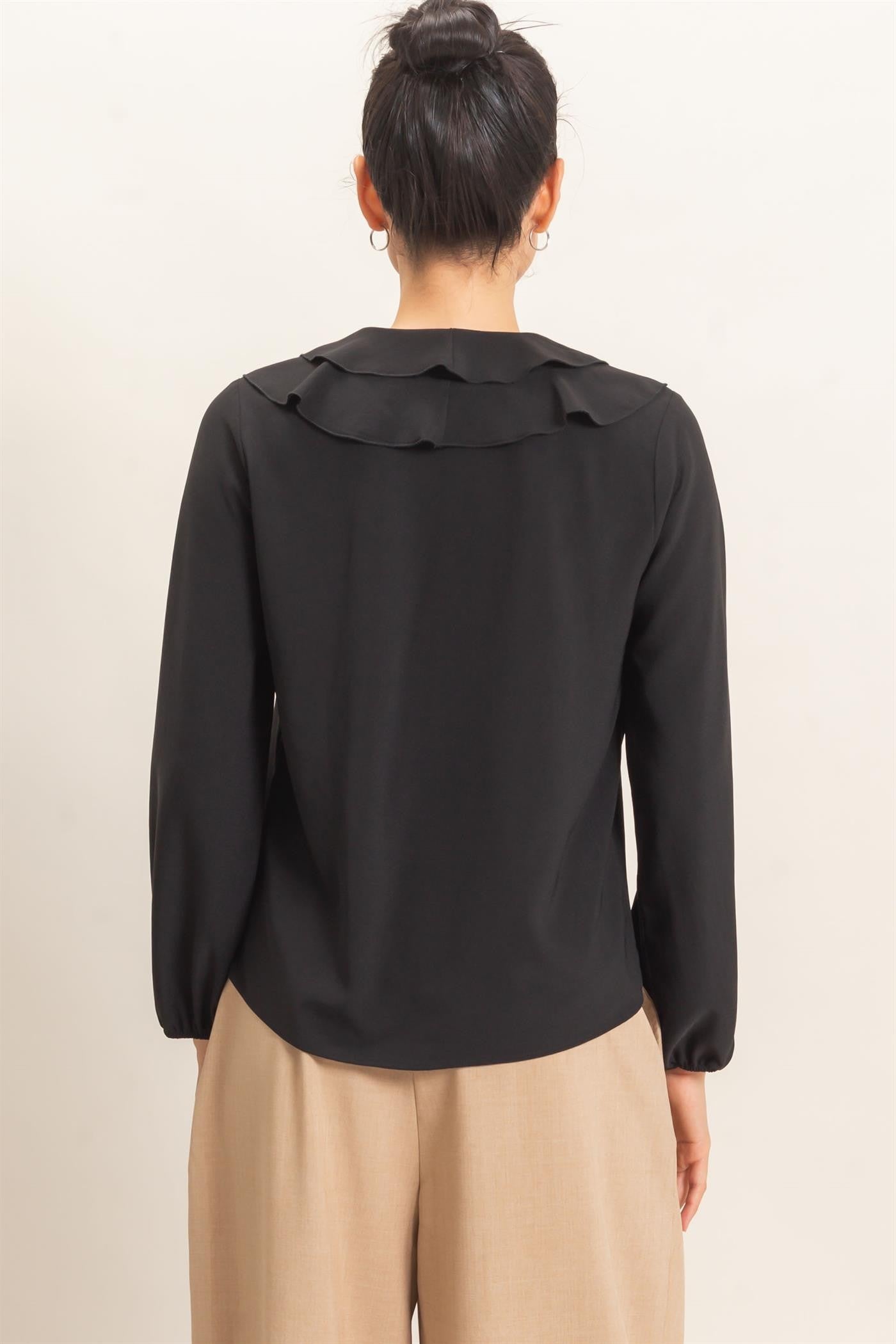 Carly Ruffle Blouse