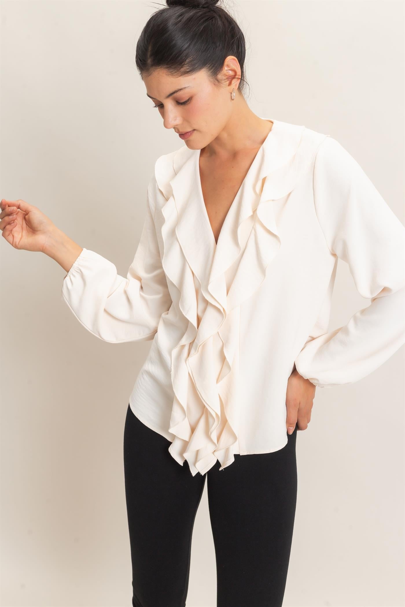 Carly Ruffle Blouse