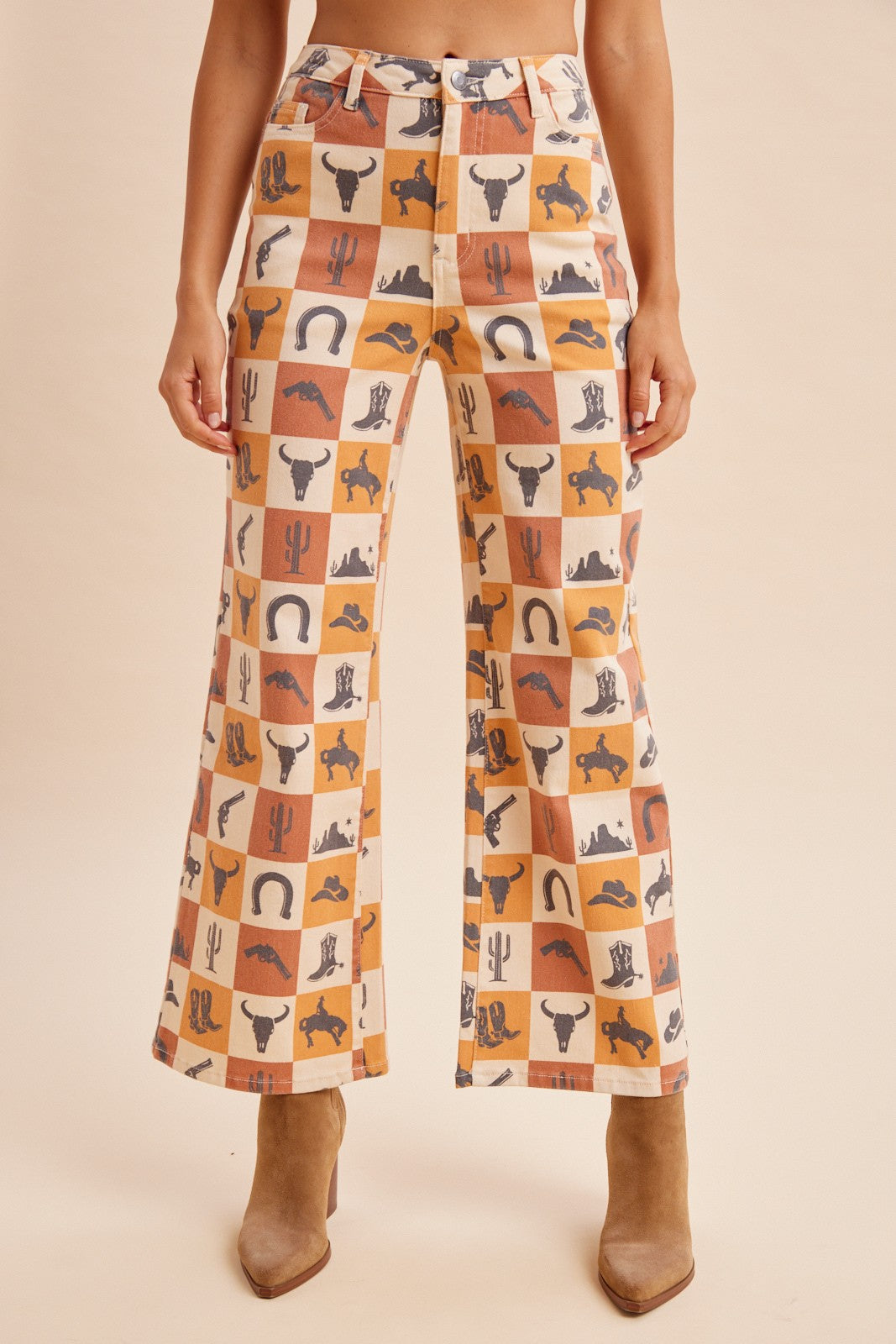 Checkerboard Jeans