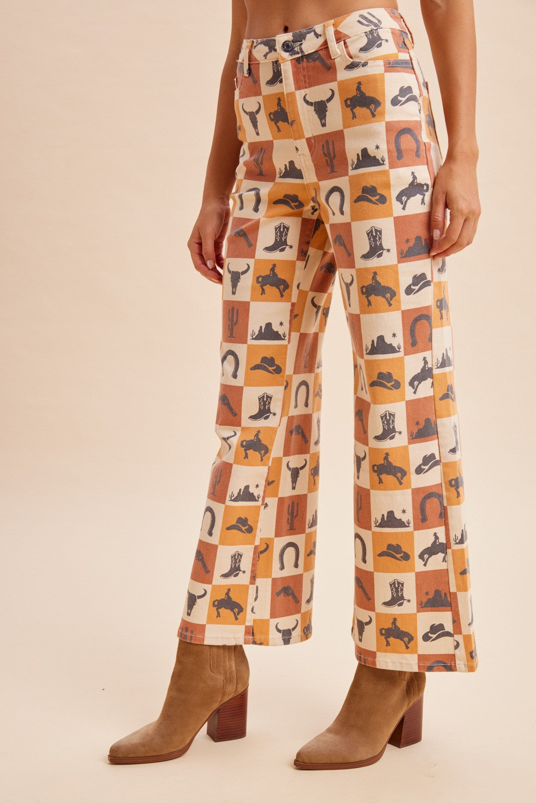 Checkerboard Jeans
