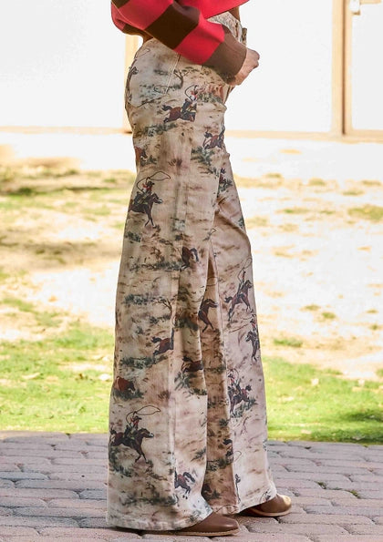 Cowboy Wide Leg Jeans