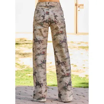 Cowboy Wide Leg Jeans