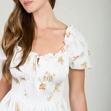 Falling Floral Dress