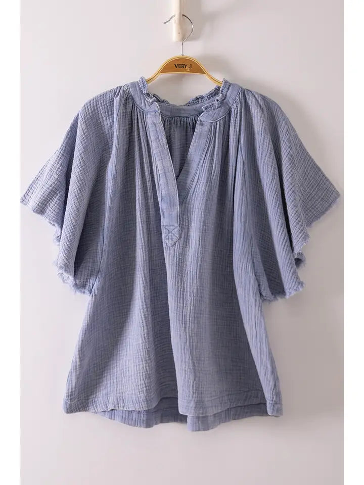 Breezy Gauze Top