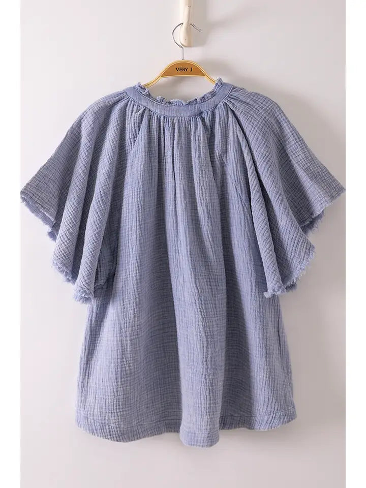 Breezy Gauze Top