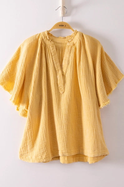 Breezy Gauze Top
