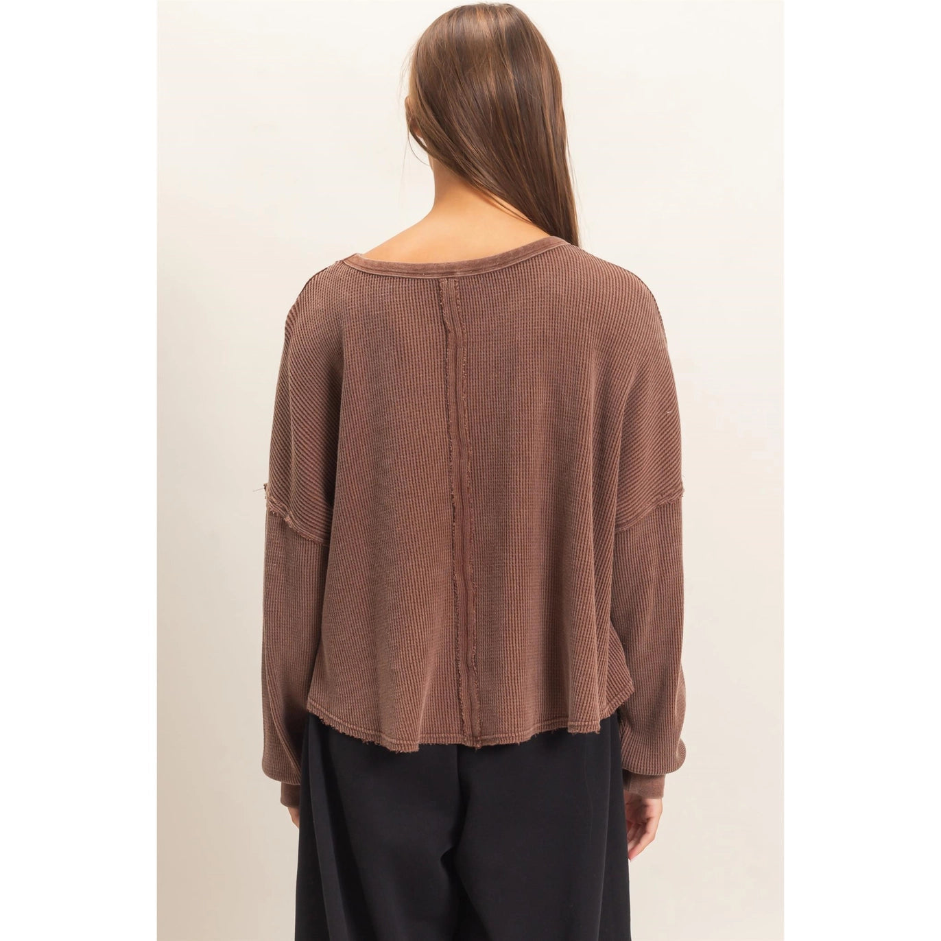 Mineral Washed Waffle Top