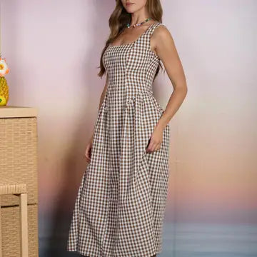 Lauren Gingham Dress
