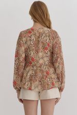 Retro Floral Top