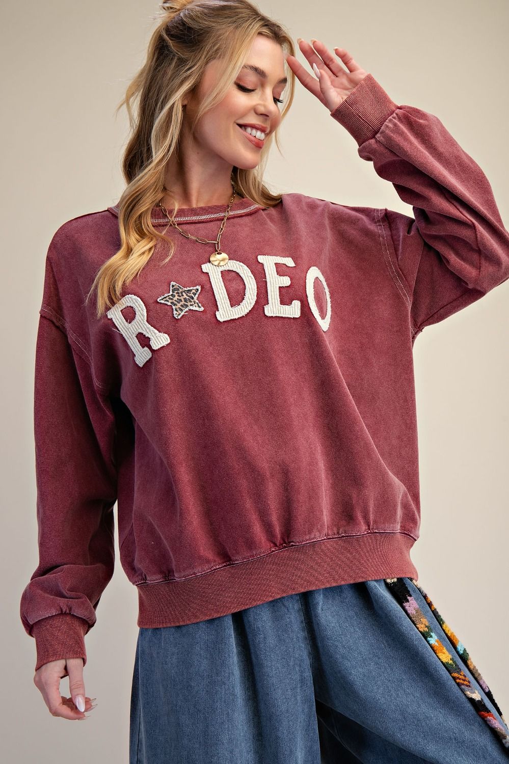 Rodeo Patch Front Pullover