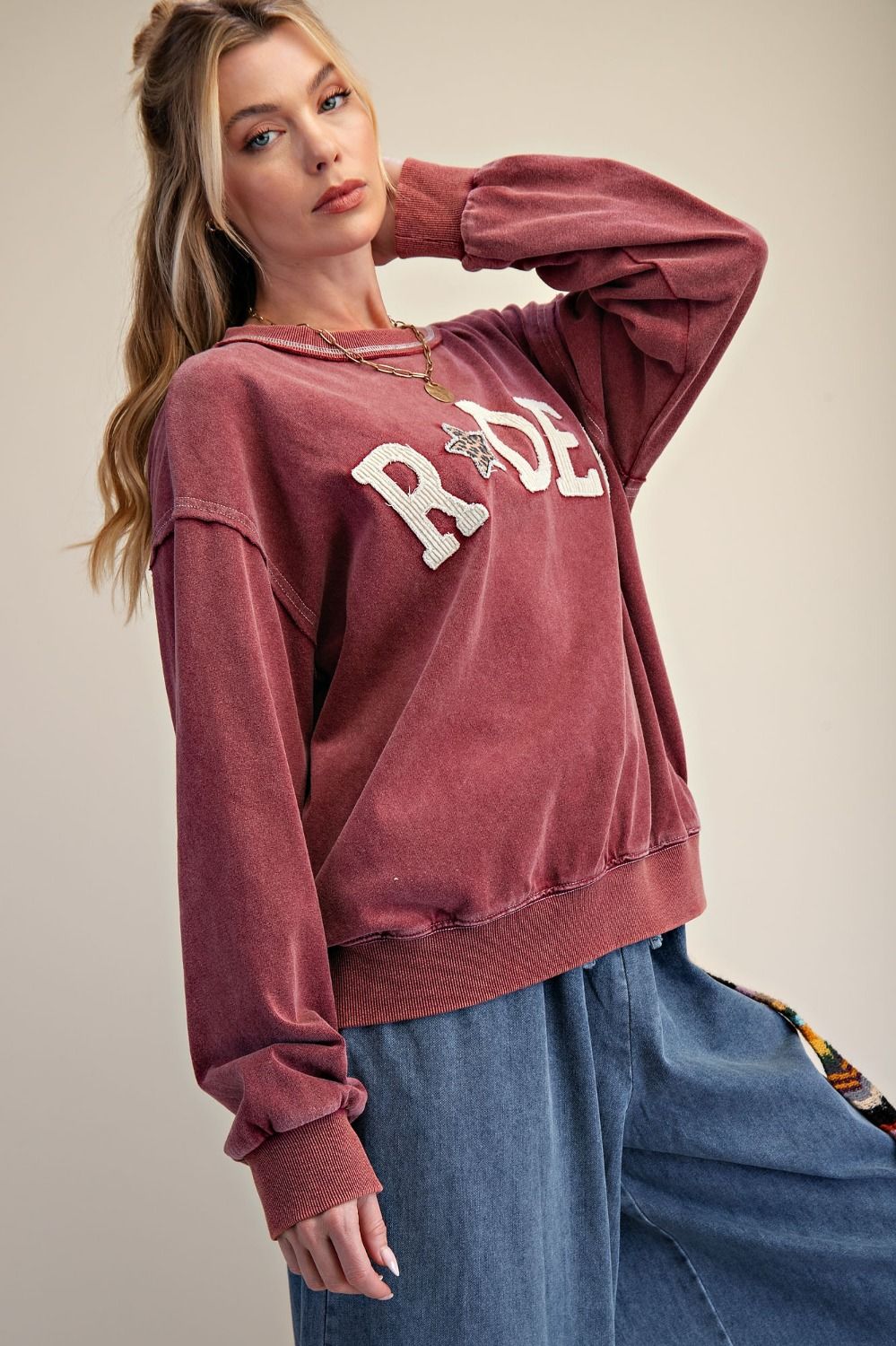Rodeo Patch Front Pullover