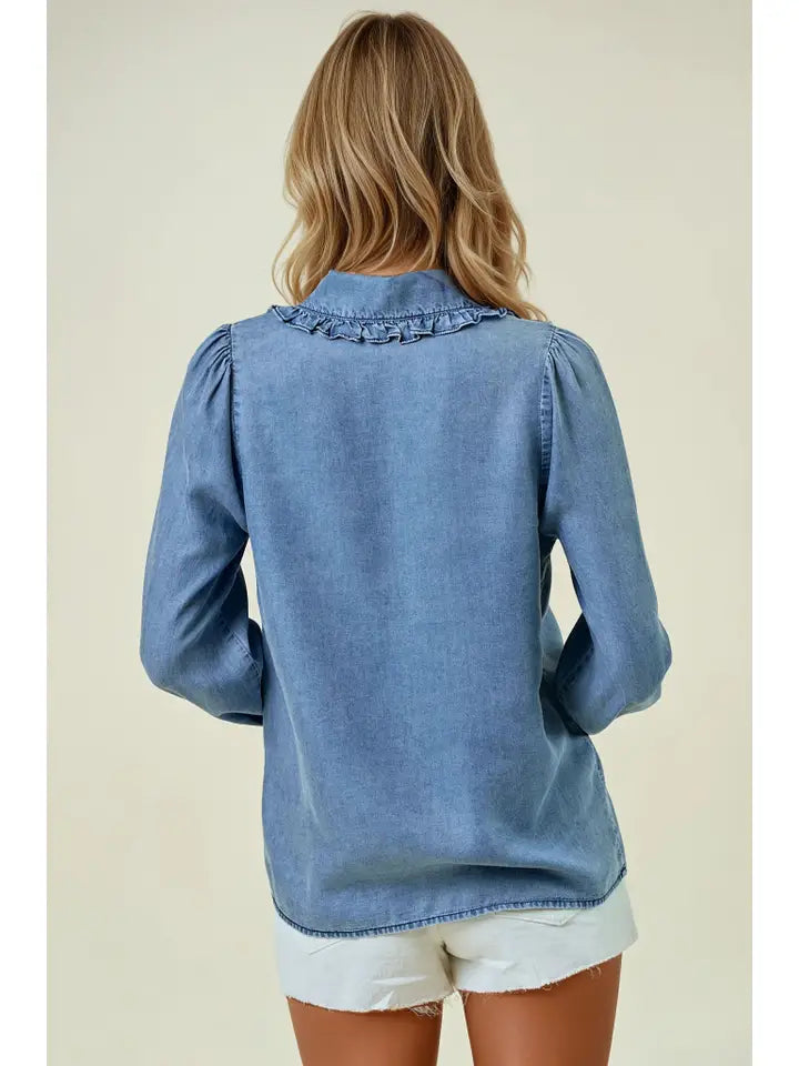 Wendy Denim Blouse