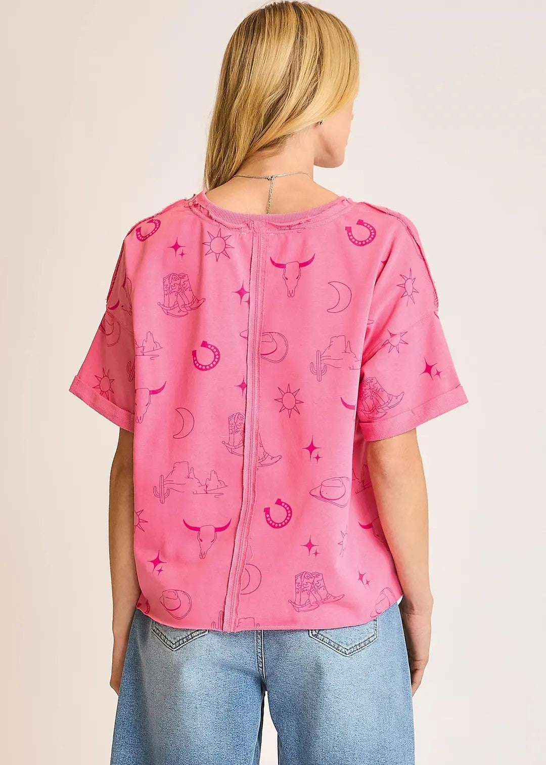 Western Graphic Top